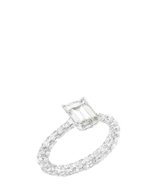 White Gold Merveilles Ring with Diamonds