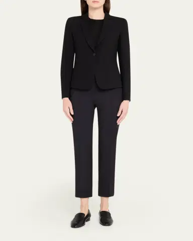 Akris punto Wool Jersey Tailored Blazer Jacket | Thumbnail 7 Akris punto Wool Jersey Tailored Blazer Jacket | Thumbnail 7