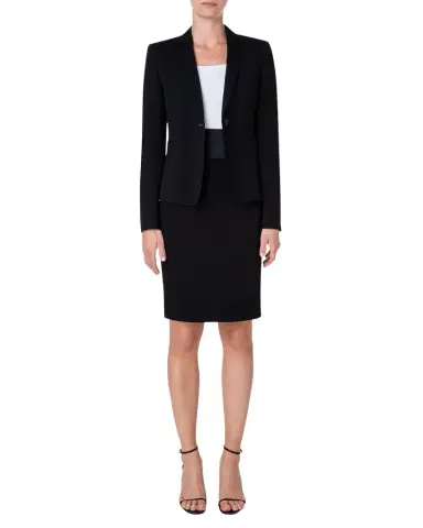 Akris punto Wool Jersey Tailored Blazer Jacket | Thumbnail 1 Akris punto Wool Jersey Tailored Blazer Jacket | Thumbnail 1