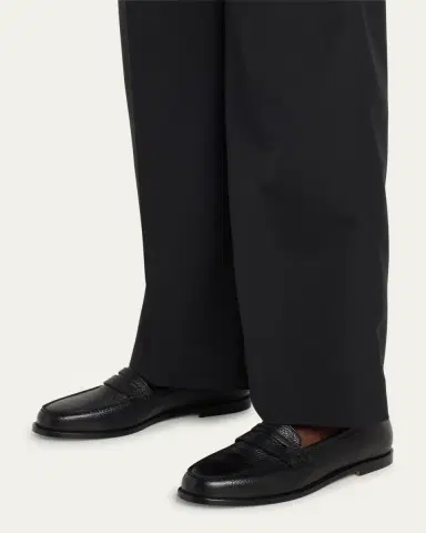 Manolo Blahnik Perrita Leather Penny Loafers | Thumbnail 2 Manolo Blahnik Perrita Leather Penny Loafers | Thumbnail 2