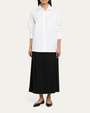Hommegirls Classic Button-Up Cotton Shirt | Thumbnail 6