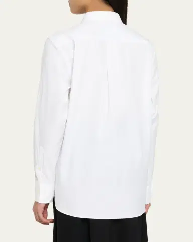 Hommegirls Classic Button-Up Cotton Shirt | Thumbnail 7