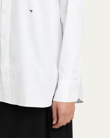 Hommegirls Classic Button-Up Cotton Shirt | Thumbnail 9