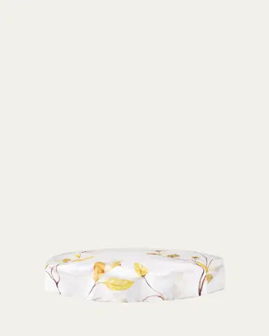 The Lino Japan Yellow Tablecloth, 71" Round | Thumbnail 2 The Lino Japan Yellow Tablecloth, 71" Round | Thumbnail 2