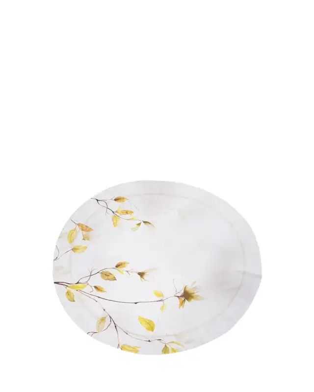 The Lino Japan Yellow Tablecloth, 71" Round