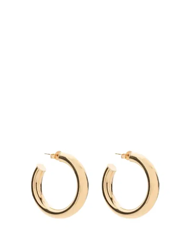 FARAONE MENNELLA by R.F.M.A.S. 18K Yellow Gold Small Thinner Hoop Earrings