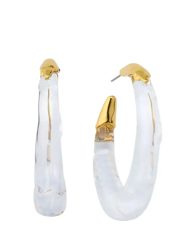 ALEXIS BITTAR Molten Hoop Earrings