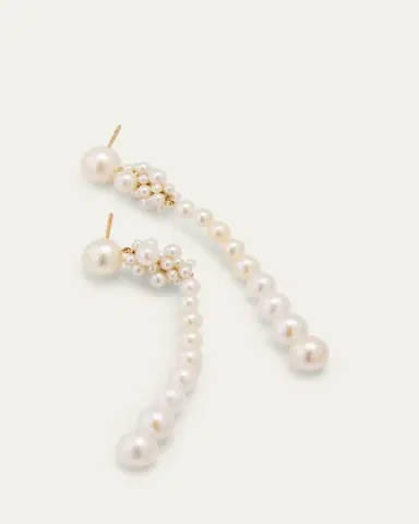 Sophie Bille Brahe 14K Recycled Gold Colona Earrings with Freshwater Pearls | Thumbnail 3 Sophie Bille Brahe 14K Recycled Gold Colona Earrings with Freshwater Pearls | Thumbnail 3