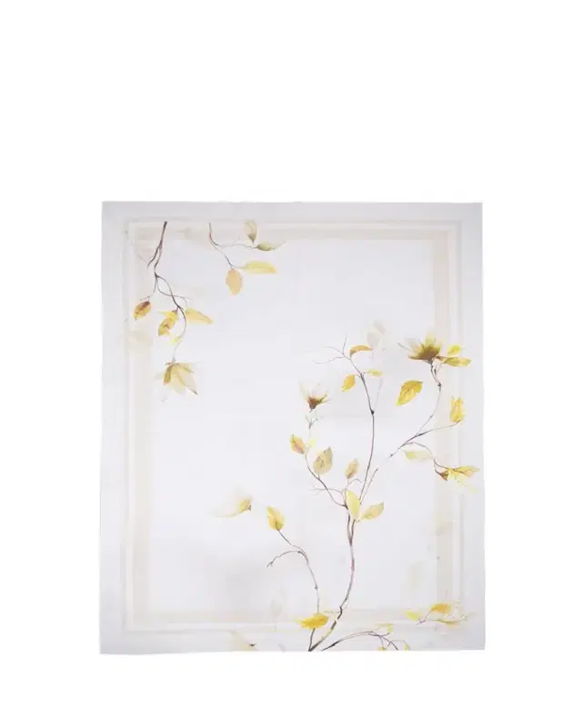 The Lino Japan Yellow Tablecloth, 71" x 98"