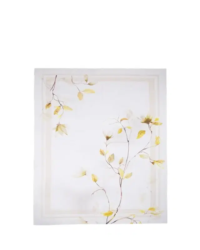 The Lino Japan Yellow Tablecloth, 71" Square