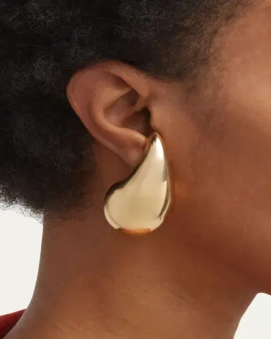 Bottega Veneta Large Drop Earrings | Thumbnail 2 Bottega Veneta Large Drop Earrings | Thumbnail 2