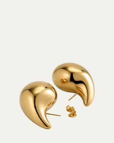 Bottega Veneta Large Drop Earrings | Thumbnail 4 Bottega Veneta Large Drop Earrings | Thumbnail 4
