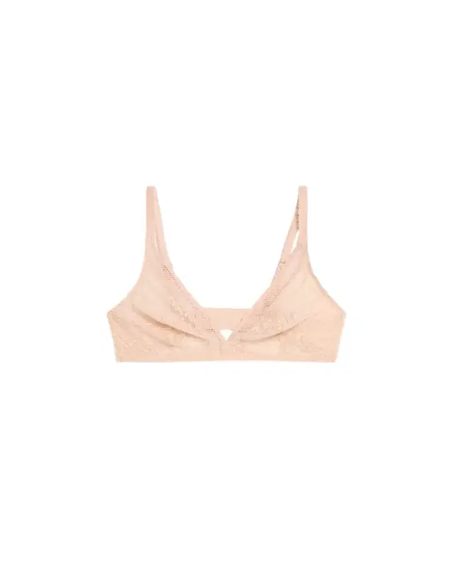 Comete Lace-Trim Tulle Bralette