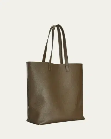 Saint Laurent North-South Leather Shopping Tote Bag | Thumbnail 3 Saint Laurent North-South Leather Shopping Tote Bag | Thumbnail 3