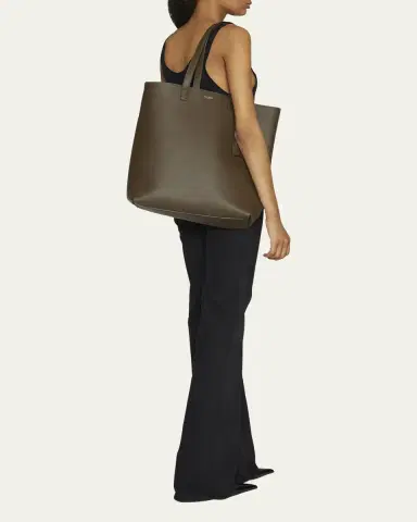 Saint Laurent North-South Leather Shopping Tote Bag | Thumbnail 5 Saint Laurent North-South Leather Shopping Tote Bag | Thumbnail 5