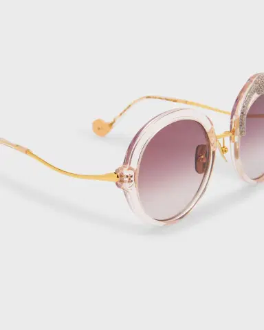 Anna-Karin Karlsson Rose et la Roue Round Mixed-Media Sunglasses | Thumbnail 4 Anna-Karin Karlsson Rose et la Roue Round Mixed-Media Sunglasses | Thumbnail 4