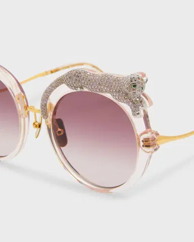 Anna-Karin Karlsson Rose et la Roue Round Mixed-Media Sunglasses | Thumbnail 5 Anna-Karin Karlsson Rose et la Roue Round Mixed-Media Sunglasses | Thumbnail 5