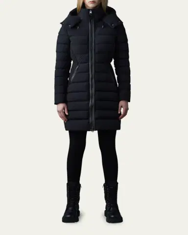 Mackage Farren Detachable-Hood Lightweight Down Coat | Thumbnail 2 Mackage Farren Detachable-Hood Lightweight Down Coat | Thumbnail 2