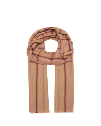 Denis Colomb Kita Plaid Cashmere Shawl | Thumbnail 1