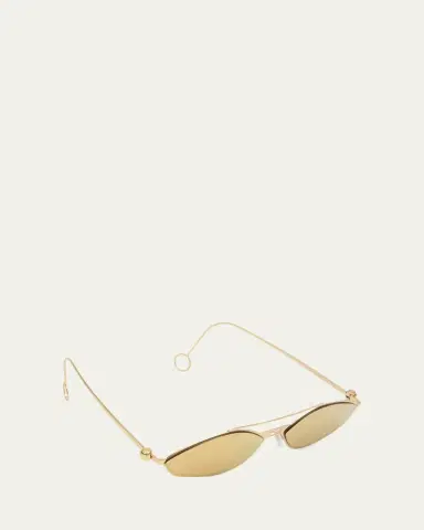 Fendi Rimless Geometric Metal Aviator Sunglasses | Thumbnail 7 Fendi Rimless Geometric Metal Aviator Sunglasses | Thumbnail 7