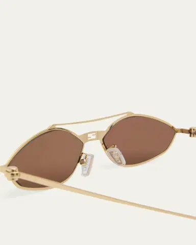 Fendi Rimless Geometric Metal Aviator Sunglasses | Thumbnail 8 Fendi Rimless Geometric Metal Aviator Sunglasses | Thumbnail 8