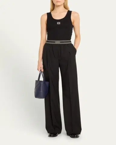 Loewe Puzzle Fold Mini Tote Bag in Shiny Leather | Thumbnail 5