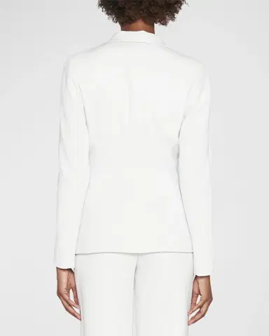 Giorgio Armani Viscose Cady Single-Breasted Blazer | Thumbnail 2 Giorgio Armani Viscose Cady Single-Breasted Blazer | Thumbnail 2