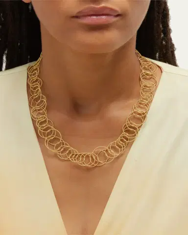 Buccellati 18K Yellow Gold Hawaii Short Necklace | Thumbnail 2