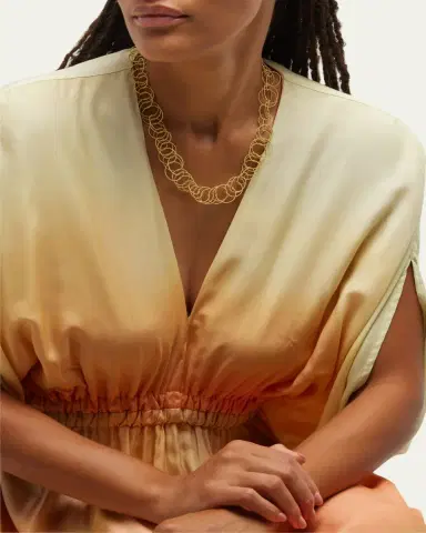 Buccellati 18K Yellow Gold Hawaii Short Necklace | Thumbnail 5