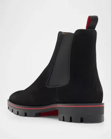 Christian Louboutin Men's Alpinosol Soft Leather Chelsea Boots | Thumbnail 3 Christian Louboutin Men's Alpinosol Soft Leather Chelsea Boots | Thumbnail 3