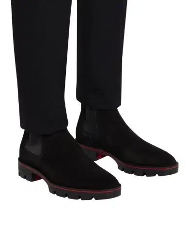 Christian Louboutin Men's Alpinosol Soft Leather Chelsea Boots | Thumbnail 1 Christian Louboutin Men's Alpinosol Soft Leather Chelsea Boots | Thumbnail 1