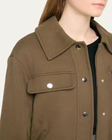 FAZ Jane Snap-Button Bomber Jacket | Thumbnail 5