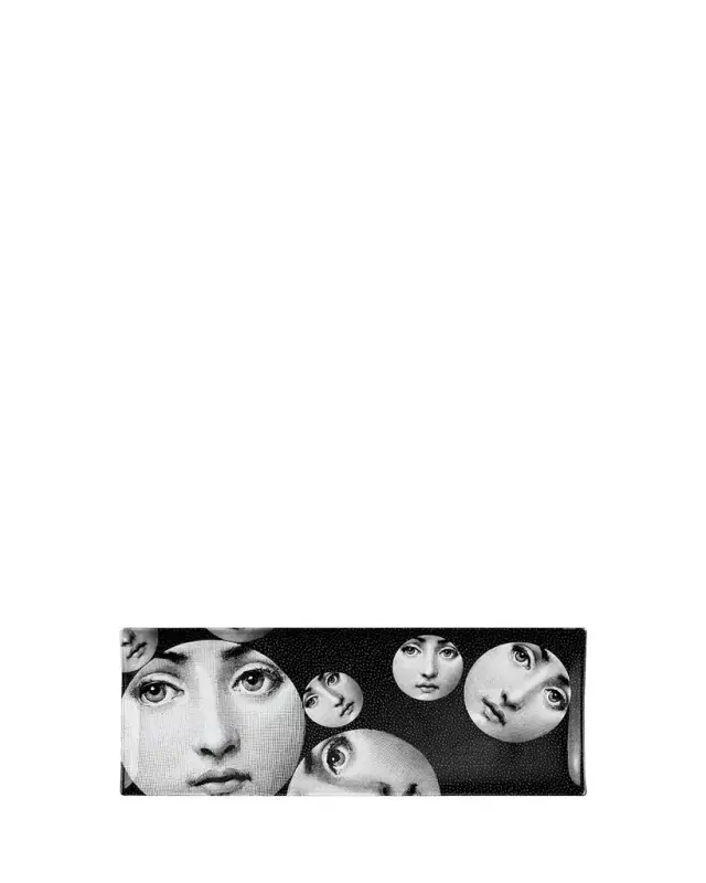 FORNASETTI Rectangular Tray - Tema E Variazioni N.242
