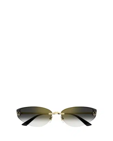 Cartier Panthère Rimless Metal Alloy Cat-Eye Sunglasses | Thumbnail 1 Cartier Panthère Rimless Metal Alloy Cat-Eye Sunglasses | Thumbnail 1