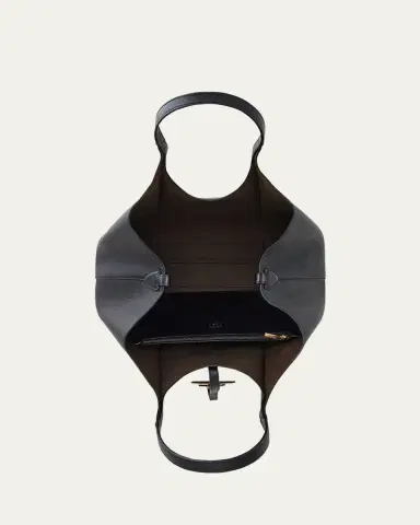 Tod's Medium Leather T Timeless Tote Shopping Bag | Thumbnail 4