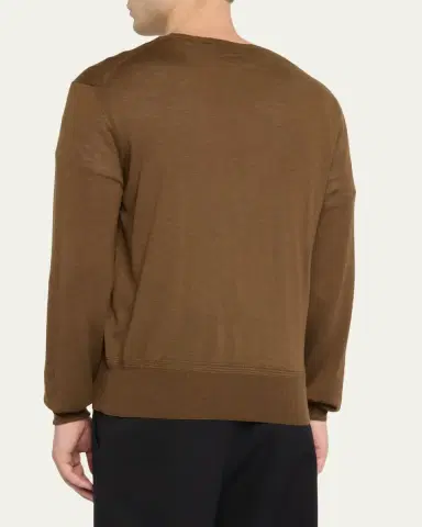 Tom Ford Men's Cashmere V-Neck Sweater | Thumbnail 3