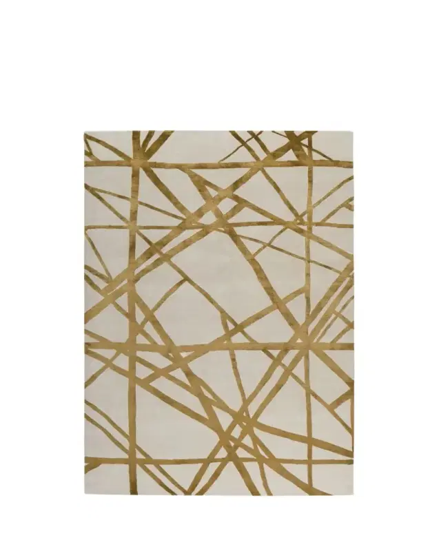 The Rug Company x Kelly Wearstler Channels Copper Hand-Knotted Rug, 9' x 12'
