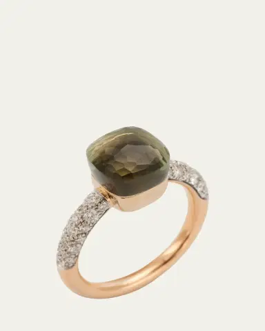 Pomellato Nudo Petit 18K Gold Ring with Prasiolite | Thumbnail 3
