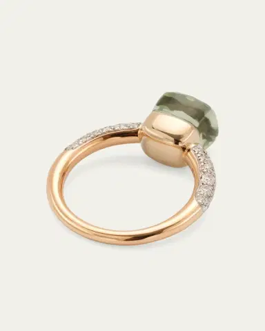 Pomellato Nudo Petit 18K Gold Ring with Prasiolite | Thumbnail 4