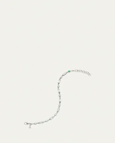 MONICA RICH KOSANN Sterling Silver Sapphire and Tsavorite Tennis Bracelet | Thumbnail 1
