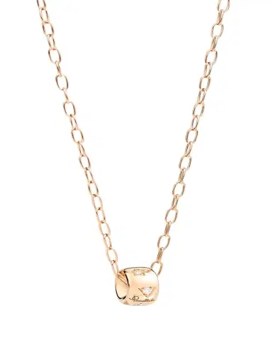 Pomellato Iconica 18K Rose Gold Diamond Pendant Necklace | Thumbnail 1