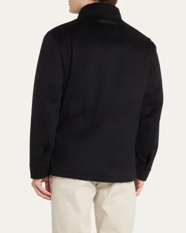 Zegna Men's Oasi Cashmere Elements Coat | Thumbnail 3