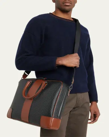 Serapian Men's Slim Stepan 72 Briefcase | Thumbnail 2