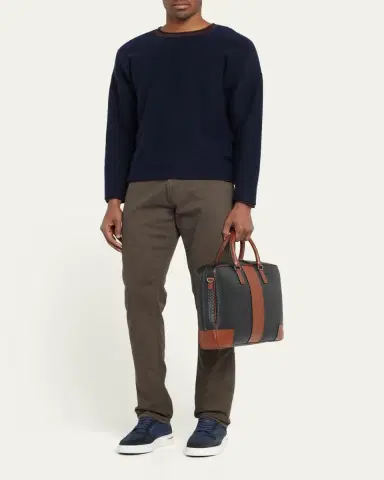 Serapian Men's Slim Stepan 72 Briefcase | Thumbnail 5