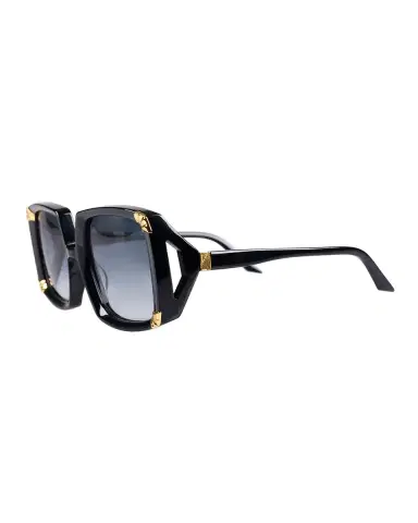 Anna-Karin Karlsson Strawberry Moon Square Black Acetate & Gold-Plated Steel Sunglasses | Thumbnail 3 Anna-Karin Karlsson Strawberry Moon Square Black Acetate & Gold-Plated Steel Sunglasses | Thumbnail 3