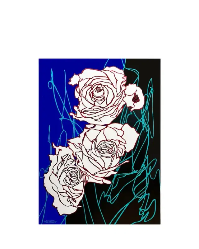 "White Roses" Original Painting