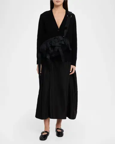 Simone Rocha Bow Zip Bum Crossbody Bag | Thumbnail 4
