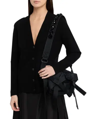 Simone Rocha Bow Zip Bum Crossbody Bag | Thumbnail 1