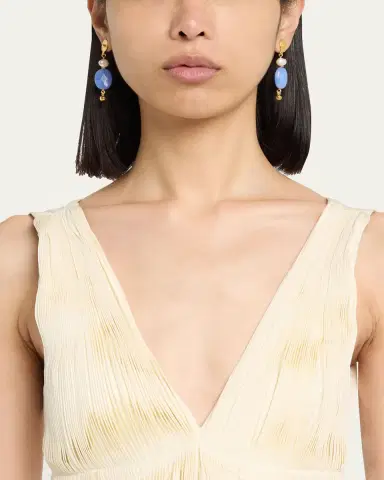 Ben-Amun 24K YG Plated Post earring w | Thumbnail 2