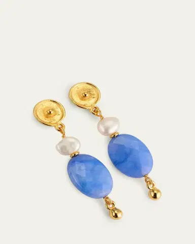 Ben-Amun 24K YG Plated Post earring w | Thumbnail 3